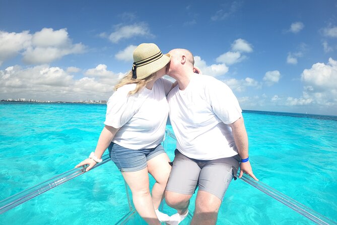 1-hour Clear Boat Tour in Nichupte Lagoon from Cancun - Stop 2: Coral Reef Viewing and the Blanquizal Sandbank