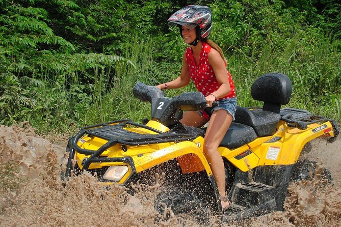 3 adrenaline activities Atvs Zipline and a swim experience in a cenote - ATV, Zipline, and Cenote Maya: The Jungle Combo That Works