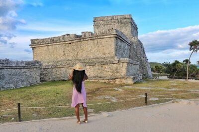 4 PLACES in 1 DAY: Coba, Tulum, Playa del Carmen and Cenote - Tulum ruins on the Caribbean: meaning, views, and real explanations
