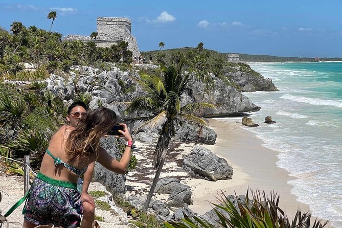 4x1 Full Day Tour: Tulum, Coba, Cenote and PDC, from Cancun - Lunch buffet: fast fuel with regional choices
