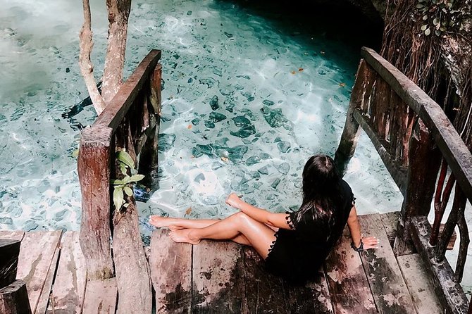 4X1 Tulum, Coba, Cenote and Playa del Carmen for one price - Cenote Kuxtal: Swim Time and a Food Pause