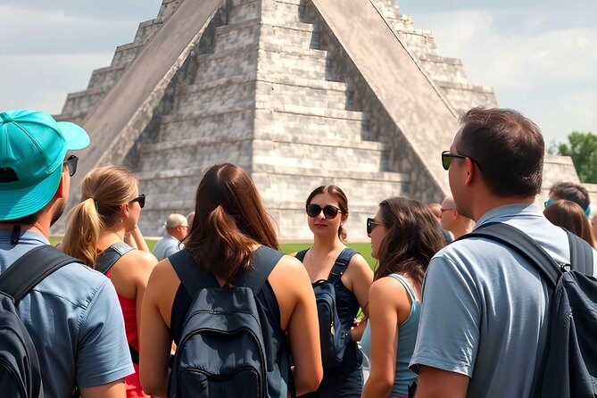 5x1: Chichen Itza + Suytun & Ikkil Cenote + Buffet + Valladolid - Chichén Itzá: guided Pyramid talk plus time to roam (without losing your mind)