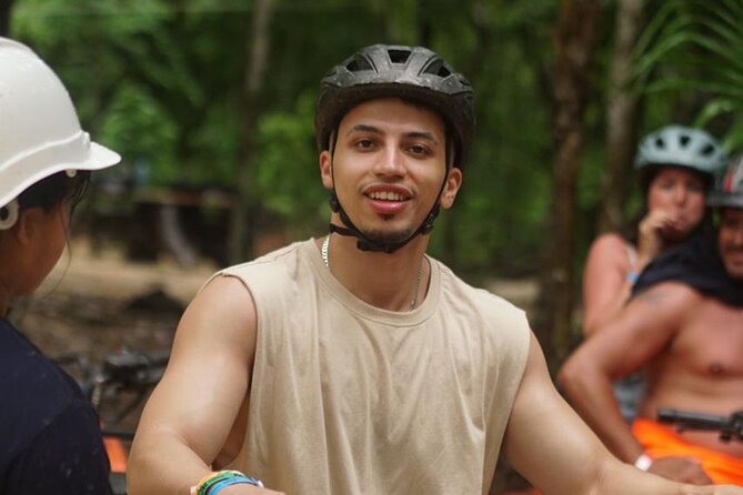 Adrenaline experience from Cancun Atvs Ziplines and a Mayan Cenote - Ziplining across the jungle canopy: where the adrenaline lands