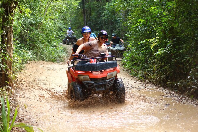 Adrenaline Tour with ATV, Zipline, and Cenote from Cancun - ATV Jungle Trails: Expect the Bumpy Fun, Not a Smooth Roller Coaster