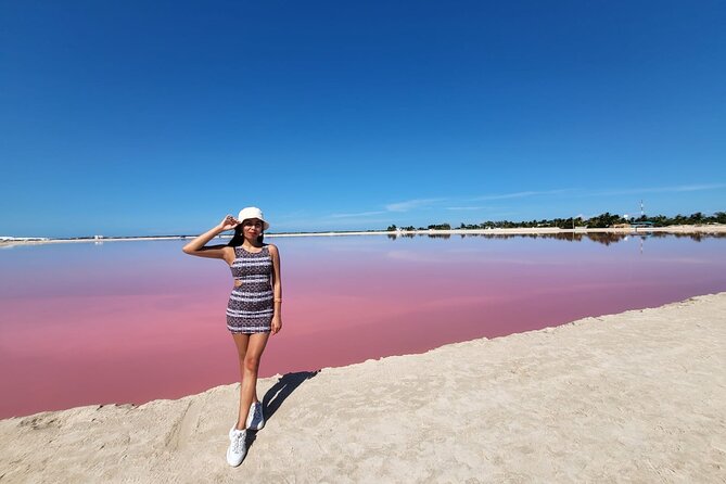 Adventour Day: Coloradas and Rio Lagartos Excursion from Cancun! - Stop 1: Las Coloradas pink lagoon, flamingos, and the $27 marine tax