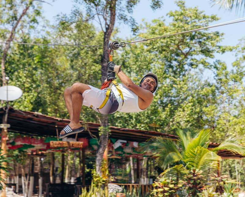 Air & Water Tour - Open Cenote Swim: Aquatic Zipline, Life Jackets, Jumping Platform, and Slide