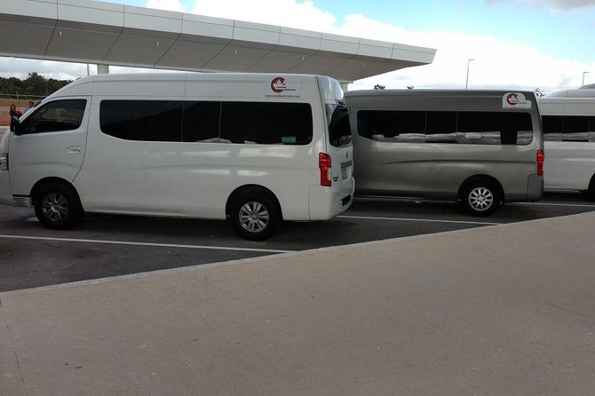 Airport Transfers to Puerto Morelos - Private van (ROUND TRIP) FLAT RATE - Vehicle choices and group size: private only helps if it fits your party