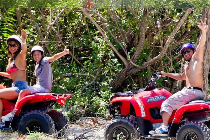 Amazing Adventure Experience in Riviera Maya: ATV'S, ZIPLINING AND MAYAN CENOTE - The Cenote Swim: Cool Water, Narrow Spots, and Real Swimsuit Weather