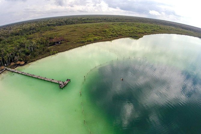Amazing adventure! Kaan Luum Lagoon, 2 Cenotes Tour - Kaan Luum Lagoon: bridge walking, swim time, and photo color reality