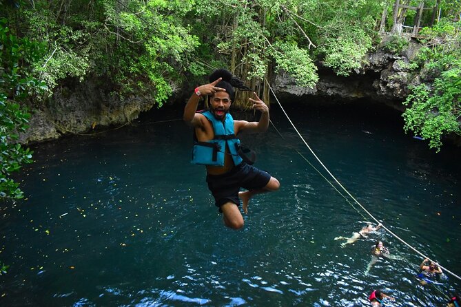Amazing ATV Tour, Ziplines and Cenote Swim with Lunch and round trip included - Zipline circuit: safety equipment, timing, and the 250-lb limit