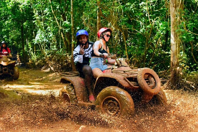 Amazing ATV with Zip Lines and Swim in Cenote with Round Transportation - A full jungle day in about five hours