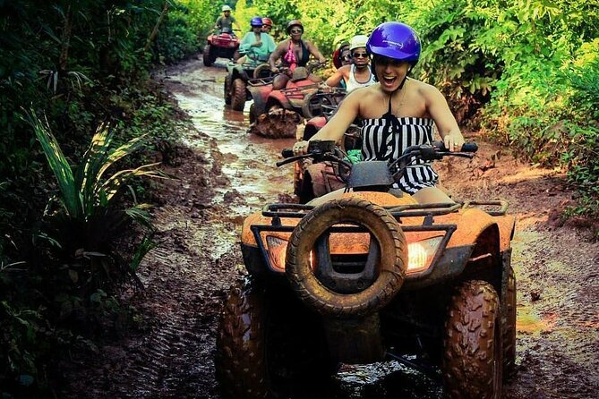 Amazing ATV with Zip Lines and Swim in Cenote with Round Transportation - La Ruta de los Cenotes and the tequila museum stop