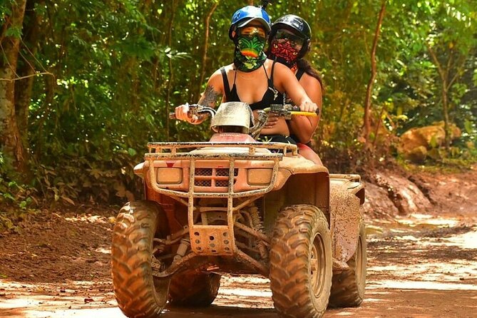 Amazing ATV with Zip Lines and Swim in Cenote with Round Transportation - Food: a typical pork taco after you work up an appetite