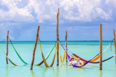 Amazing HOLBOX Full day tour and Cenote swim experience from Cancun! - Cenote Yalahua swim: fresh water, a life jacket, and boat refreshment