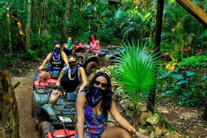 ATV Adventure from Cancun: Shared or Individual Ride - The Cenote Swim: Natural Water, Variable Clarity