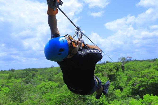 ATV adventure, Ziplines, Cenote Swim, Snack & Transport Included. - The Sacred Cenote Swim and Tarzan Jump Choice