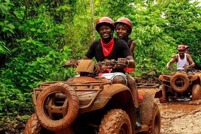 ATV Experience from Cancun adrenaline day! - Zipline and Hanging Bridges: Safety Gear, Real Height, Real Fun