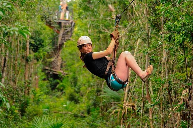 ATV (shared), Horse Back Riding, Ziplines, & Cenote from Cancún - A 4-in-1 Cancun jungle day: ATV, horses, zipline, cenote