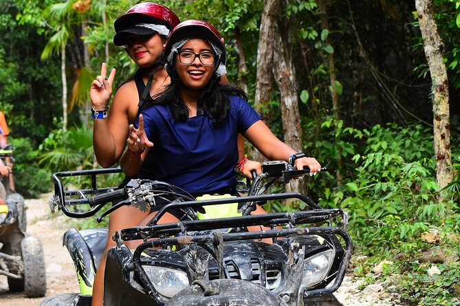 ATV (shared), Horse Back Riding, Ziplines, & Cenote from Cancún - Horseback riding through the rainforest: slower pace, real guide work
