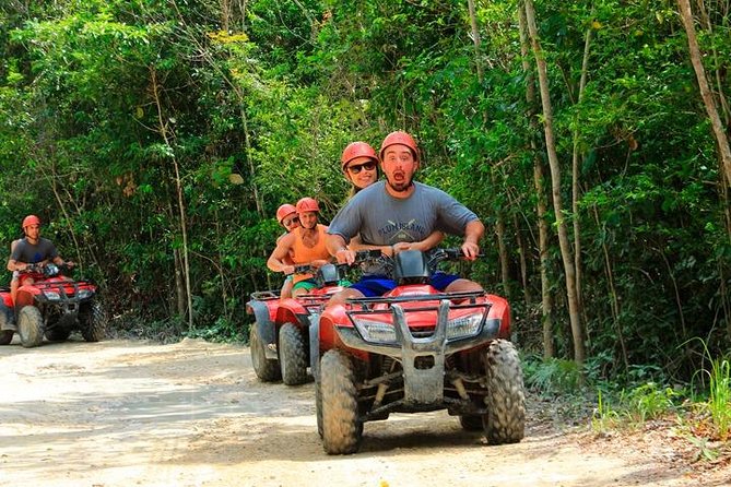 ATV (shared), Horse Back Riding, Ziplines, & Cenote from Cancún - The ATV ride: shared bikes, muddy trails, and the rules that keep it fun