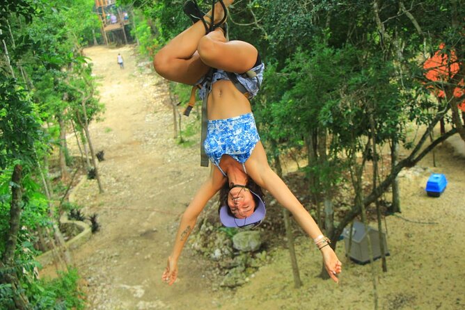 ATV Tour from Cancun and Puerto Morelos with Ziplines and Cenote. - La Ruta de los Cenotes: the jungle park flow