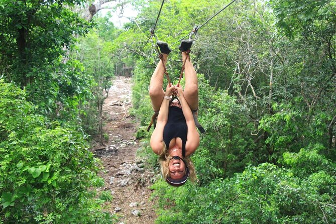 ATV Tour from Cancun and Puerto Morelos with Ziplines and Cenote. - ATV ride: off-roading fun with real safety gear
