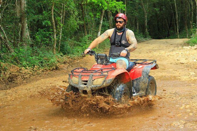 ATV Tour from Cancun and Puerto Morelos with Ziplines and Cenote. - Snacks, fajitas, and the extras (including gift shop temptation)