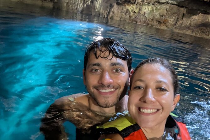 ATV Tour Zipline and Explore 2 Hidden Cenotes - Cenotes Kin-Ha: Sun Rays, Deep Blue Water, and Zip Lines in the Park