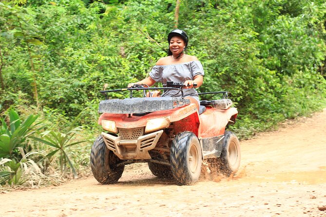 ATV with Ziplines and Cenote From Cancun - Zipline circuit in the treetops: adrenaline with clear coaching