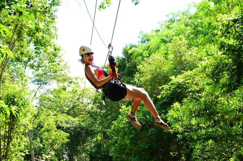 Atv , Zipline and cenote swim experience in the jungle! - Zipline runs: short, safe, and good if you’re ready for basic