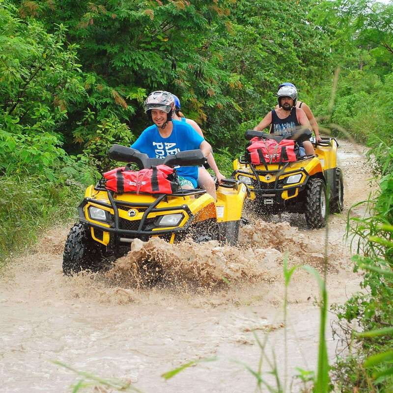 Atv , Zipline and cenote swim experience in the jungle! - La Ruta de los Cenotes: where the jungle adrenaline begins