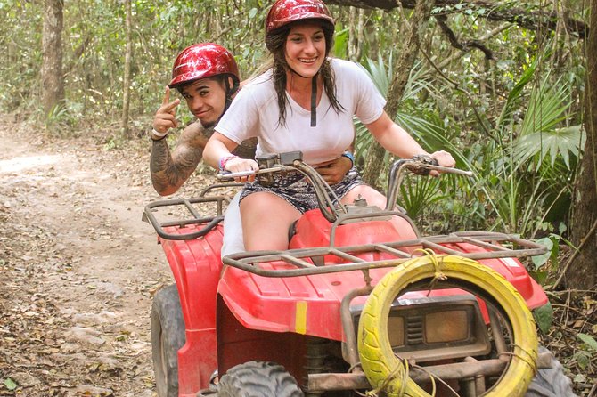 ATV, Ziplines and Cenote swim experience from Cancun or Riviera Maya - Cenote swim: fresh water, real jumping options