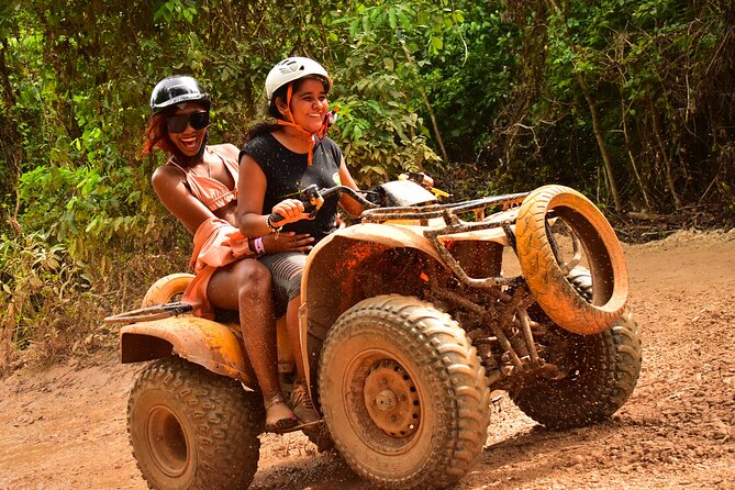 Awesome ATV experience in the jungle with cenote swim and ziplines included - Snacks and a Mayan meal moment: don’t skip the fuel