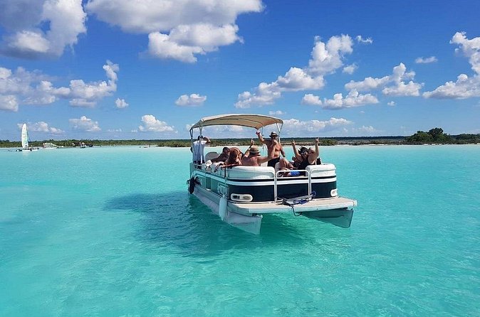 Bacalar 7 Colors Lagoon Full Day Adventure from Cancun - Bacalar letters and Fuerte San Felipe: the last photo and the town vibe