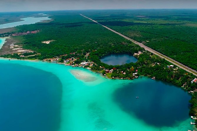 Bacalar Tour From Cancun & Playa del Carmen - The lagoon experience: Lake of the Seven Colors and cenote connections