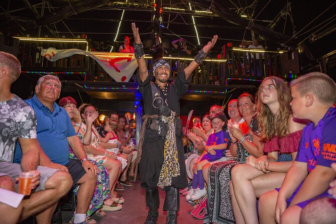 Be amazed with PIRATE SHOW in Cancun, includes Dinner & Open Bar - Price and Value: The $109 Ticket Plus the $20 Dock Fee