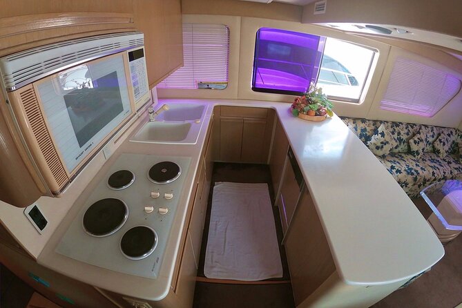 Biggest Luxury Yacht Boat Best in Cancun up to 28 pax - Your music, your drinks, and the smartest food setup