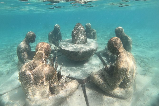 Breathtaking experience driving a speedboat in Cancun with Snorkeling included - Punta Nizuc snorkeling and the underwater museum statues