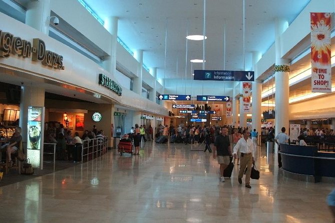 Cancun Airport Taxi Service - Included Costs: Taxes, Airport/Departure Tax, and the Reef Charge