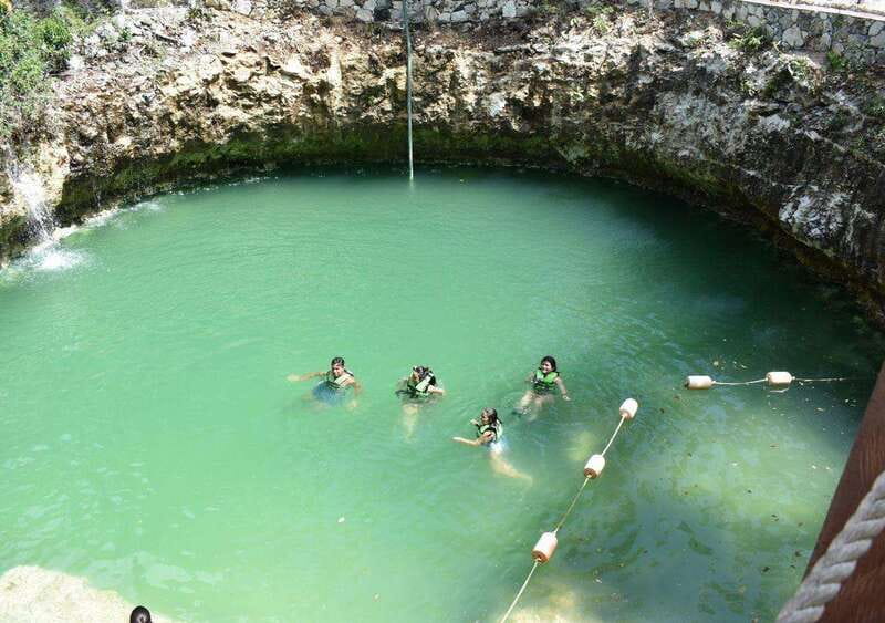Cancun: Amazing Horseback Riding Tour, Cenote, Zipline & ATV - Zipline circuit: flying over the treetops (and why weight limits matter)