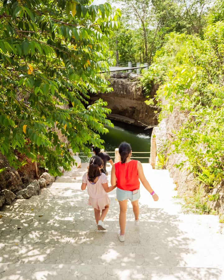 Cancun: Cenotes El Retoño entrance with transportation, lunch, and guided tour. - Bikes, hammocks, pools: the part people forget to plan