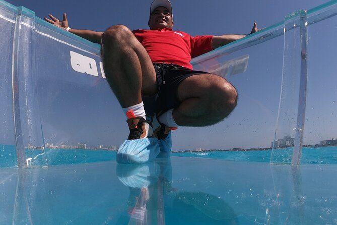 Cancún Clear Boat 90 minutes tour perfect for photos and families - Stop 1: Nichupté for about 20 minutes