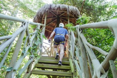 Cancun Extreme Zipline Canopy Tour - The jungle canopy zipline course: what it feels like