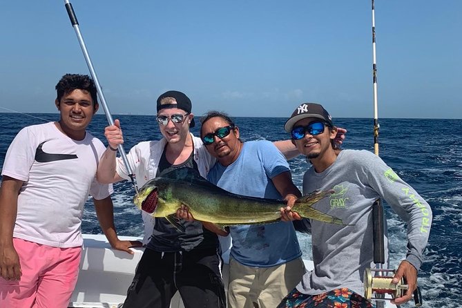 Cancun fishing charter if you don't fish you don't pay 46ft yacht 12pax 25P14 - Price and value: what $1,090 covers for up to 12