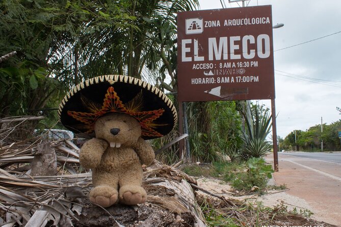 Cancun Guided Sightseeing El Meco Site, Letters and Shopping - Playa Delfines photo stop: quick coast, quick reset