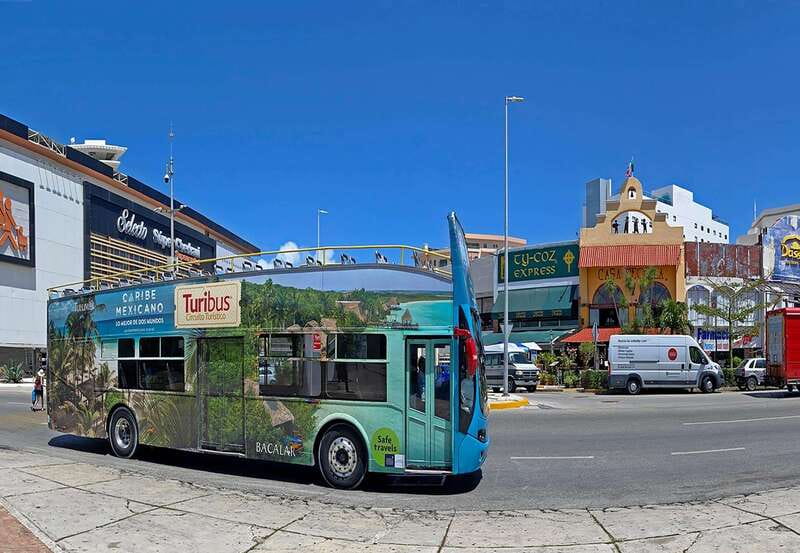 Cancun: Hop-On-Hop-Off Sightseeing Bus Tour - Open-top upper deck views and the bilingual audio guide