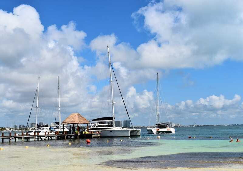 Cancun: Isla Mujeres Catamaran with buffet, drinks & snorkel - From Cancun Marina to Isla Mujeres: the Catamaran Part