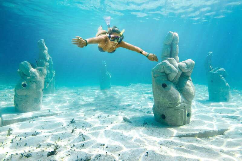 Cancun: Isla Mujeres Catamaran with buffet lunch & open bar - Key things I’d circle on your plan