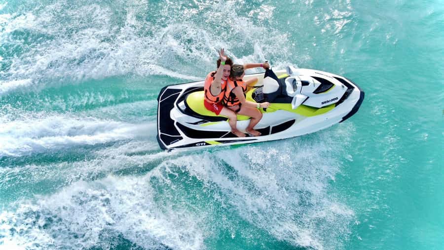 Cancun: Jet Ski Rental in Ocean Side - The Jet Ski ride: solo or two-person, with your own pace