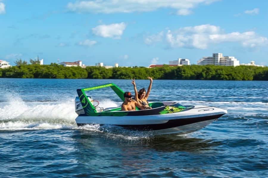 Cancún: Jungle Tour and Speed Boat Tour Adventure - Safety Briefing and Boat Training: You’ll Steer the Whole Thing